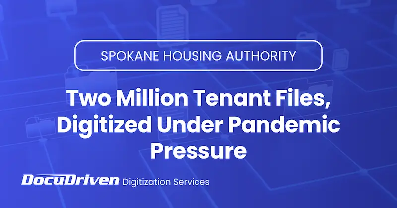 Two Million Tenant Files, Digitized Under Pandeminc Pressure