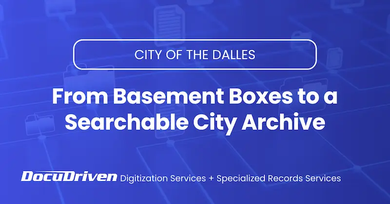 From Basement Boxes to a Searchable City Archive